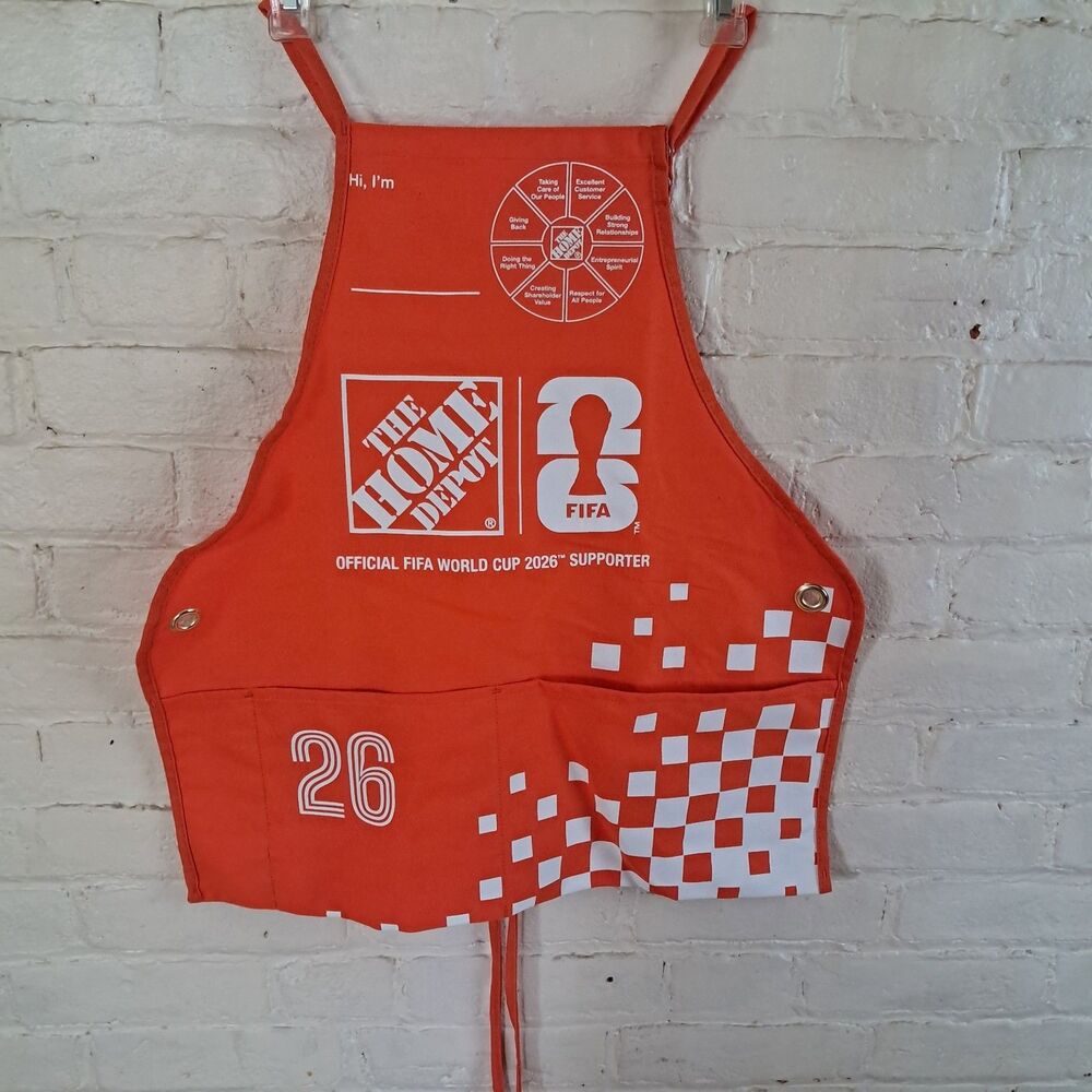 Home Depot FIFA World Cup 2026 Apron Limited Edition S/M New No Tags